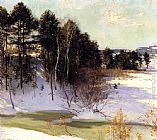 Thawing Brook by Willard Leroy Metcalf